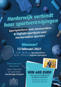 Digitale Sportquiz Gemeente Harderwijk– 12 februari 2021
