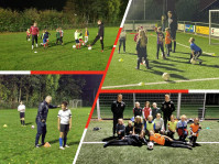 A-selectie traint jeugd v.v. Hierden