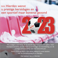 Eindejaarsgroet en uitnodiging Nieuwjaarsreceptie