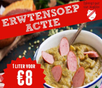 Erwtensoep actie jeugd v.v. Hierden