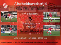 Afscheidswedstrijd stoppende spelers