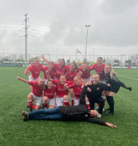 v.v. Hierden Vrouwen 1 naar de halve finale!