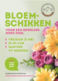 Bloemschikken voor een geweldig goed doel!