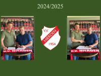 Dave de Vries trainer 3e elftal v.v. Hierden!
