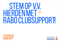 Stem snel op v.v. Hierden bij Rabo ClubSupport!