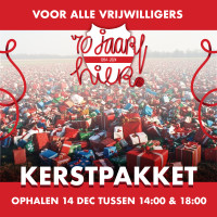 Kerstpakket voor onze vrijwilligers!