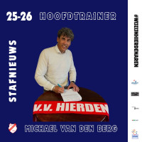 STAF NIEUWS | Michael van den Berg (55) tekent als nieuwe hoofdtrainer van v.v. Hierden voor 2025/2026