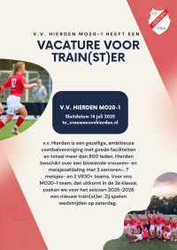 VACATURE | Train(st)er MO20-1