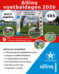 Allinq Voetbaldagen 2026 bij v.v. Hierden