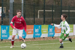 Foto's asv Dronten JO17-4 - Hierden JO17-2 - 7 december 2019 foto 1/24