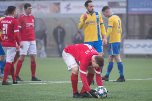 Foto's DZC '68 1 - v.v. Hierden 1 - 25 januari 2020 foto 18/26