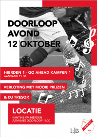 Eerste doorloopavond op 12 oktober!