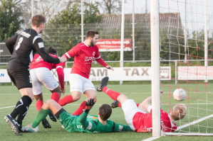 Foto's v.v. Hierden 1 - csv Apeldoorn 1 - 1 februari 2020 foto 33/36