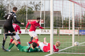 Foto's v.v. Hierden 1 - csv Apeldoorn 1 - 1 februari 2020 foto 34/36