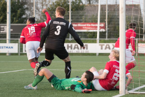 Foto's v.v. Hierden 1 - csv Apeldoorn 1 - 1 februari 2020 foto 35/36