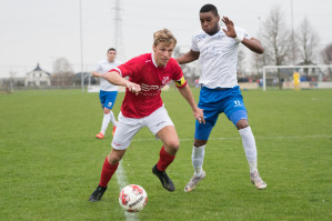 Foto's sv DFS 1 - v.v. Hierden 1 - 8 februari 2020 foto 7/21