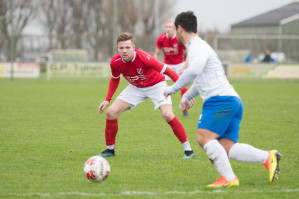Foto's sv DFS 1 - v.v. Hierden 1 - 8 februari 2020 foto 9/21