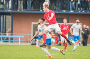 Foto's sv DFS 1 - v.v. Hierden 1 - 8 februari 2020 foto 16/21